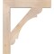 Ekena Millwork Olympic Block Smooth Bracket, Douglas Fir, 5 1/2"W x 36"D x 40"H BKT06X36X40OLY05SDF - alternate 2